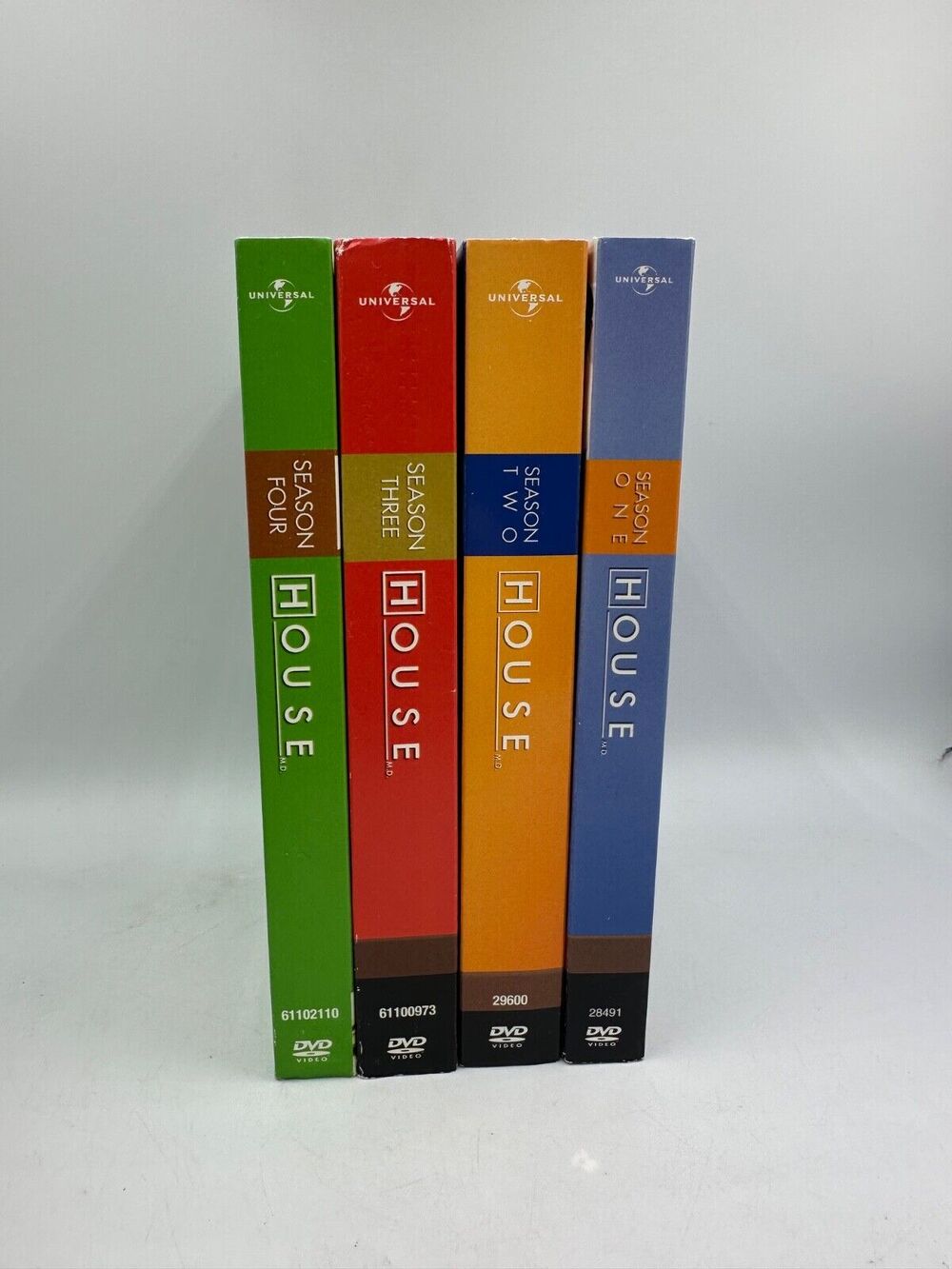 House MD TV Series Complete! Seasons 1-2-3-4 DVD Lot VG Hugh Laurie Omar Epps